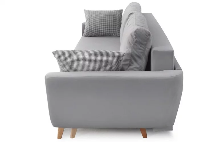 Диван-кровать Калгари-2 Стандарт Мора серый/Джейми серый_2