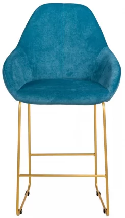Стул барный Кент (Б) Блю/Линк Золото / Kent_1