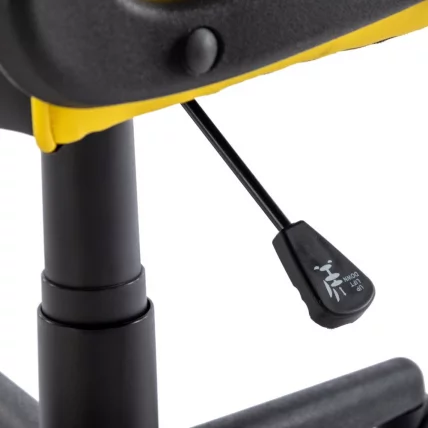 Кресло компьютерное БРАБИКС Шарк ГМ-203 экокожа Черный-желтый / BRABIX Shark GM-203_7