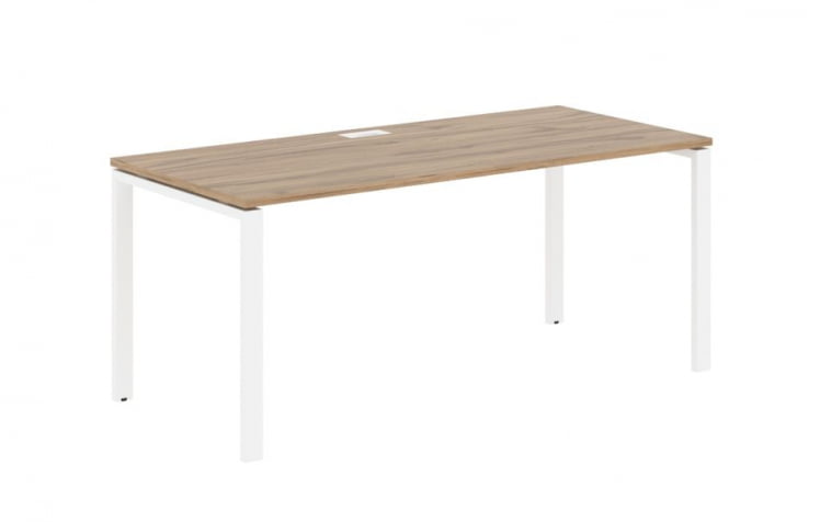Стол письменный ЕДИС ЕУСТ 1780 Дуб Денвер светлый Белый / EDIS EUST_0