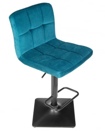 Стул барный ДОБРИН ДОМИНИC (морской волны велюр (МДЖ9-99)) 2 шт / DOBRIN DOMINIC (MJ9-99))_9