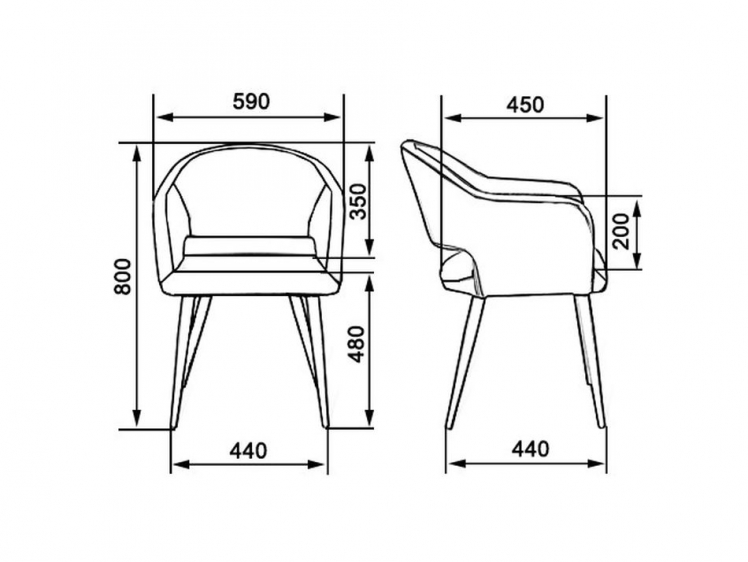 Кресло НЕСТ Д НСТ35351011 Черное / NEST D NST35351011_4