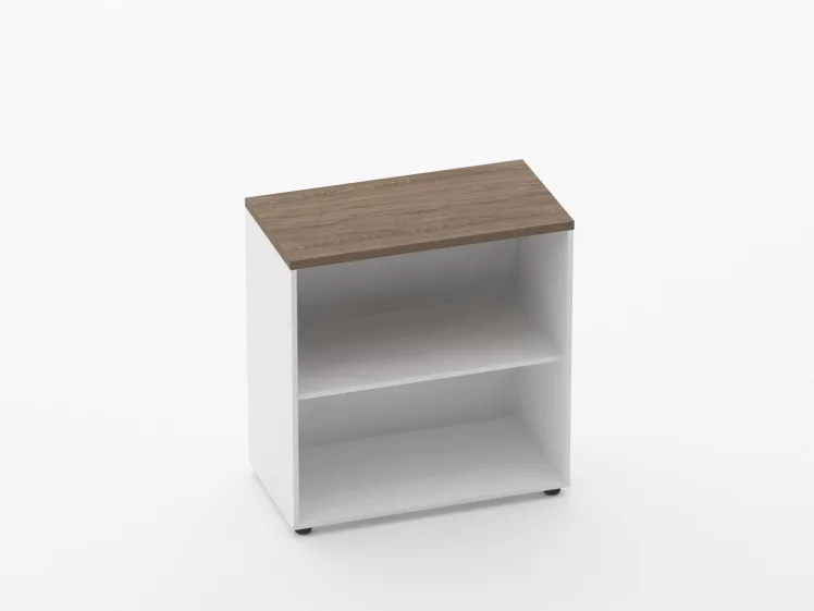 Шкаф 1 широкий открытый Дека 10.08.101 Дуб Верцаска/Белый / Deka_0