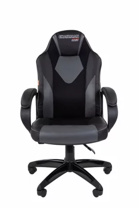 Кресло геймерское CХАИРМАН ДРАЙВ (ГАМЕ) 17 Черный Серый / CHAIRMAN (GAME)_1
