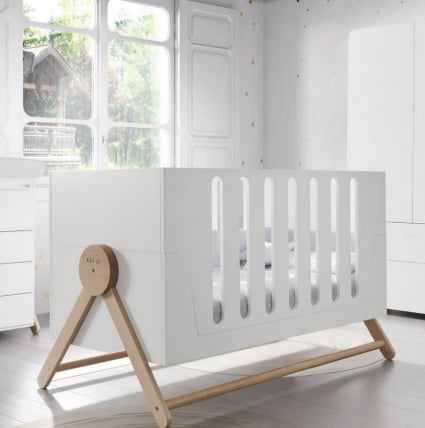 Кроватка 140кс70 Микуна Свинг Биг Вхите/Скандинавиан / 140x70 Micuna Swing Big White/Scandinavian_2
