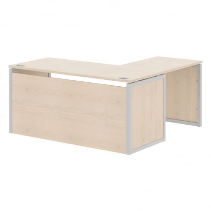 Стол письменный угловой левый КСТЕН-КП КСКПCТ 1615Х Л Бук Тиара Серый / XTEN-QP XQPCT 1615H L_0