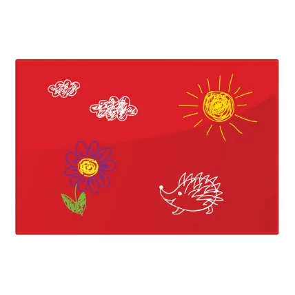 Доска магнитно-маркерная стеклянная БРАУБЕРГ 40х60 см Красная / BRAUBERG_2