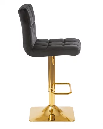 Стул барный ДОБРИН ГОЛДИЕ черный велюр МДЖ9-101 / DOBRIN GOLDIE MJ9-101_2
