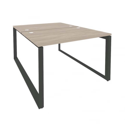 Рабочая станция на О-образном м/к ОНИКС О.МО-Д.РС-2.2.8 Дуб Аттик/Антрацит / ONIX O.MO-D.RS-2.2.8_0