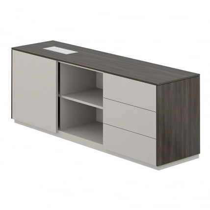 Тумба опорная 1700 правая Атлас НЗ-0211.БТ.ГС.Р Бренсон Трюфель Серый камень / Atlas NZ-0211.BT.GS.R_0