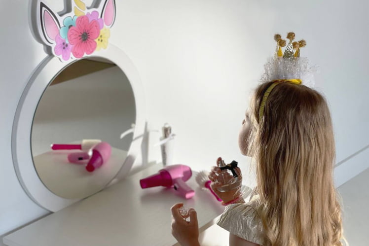 Набор детский Единорожка МК-0020 Белое дерево/белый (плюш) / MK-0020_2