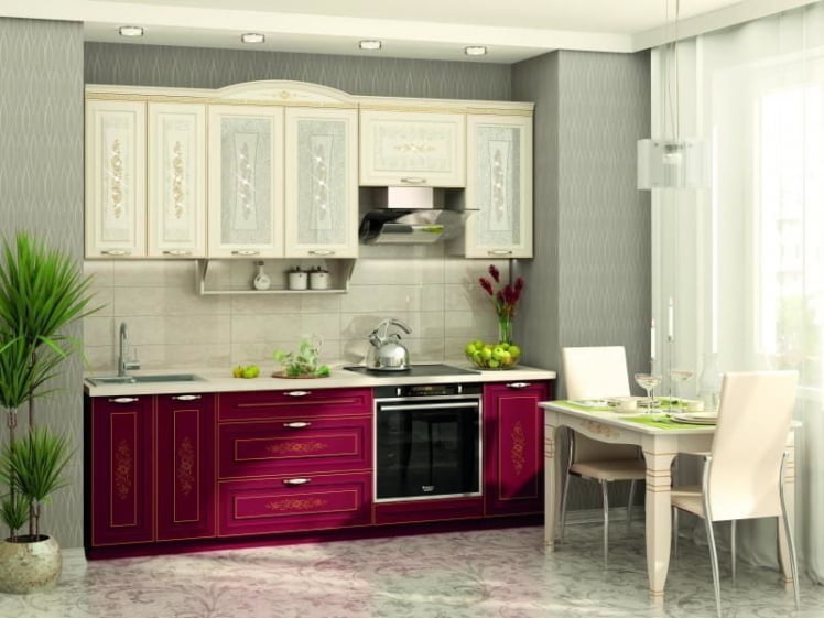 Кухонный гарнитур Виктория 19 (ширина 240 см)_0