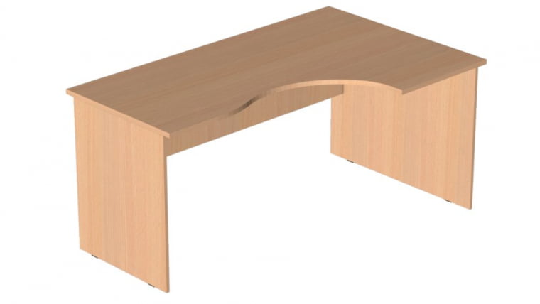 Стол компьютерный угловой Р.СКУ-16 (правый) Дуб сонома светлый_0