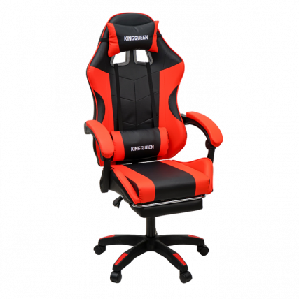 Кресло 1209-1 КИНГКУЕЕН, цвет черный/красный, 1209-1-блаcк-ред-масс / KINGQUEEN, 1209-1-black-red-mass_0