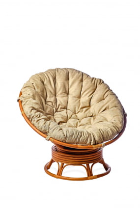 Кресло Папасан вращающийся 23/01Б коньяк / 23/01B_0