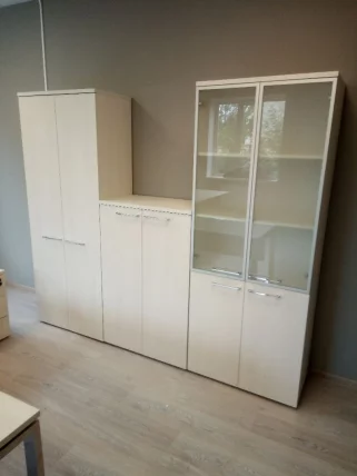 Шкаф для одежды ГЛОСС ЛИНЕ 9НШ.013.1 Иворй / GLOSS LINE Ivory_2