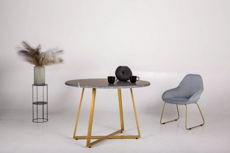 Стул Кент (С) Блю/Линк Золото / Kent_5