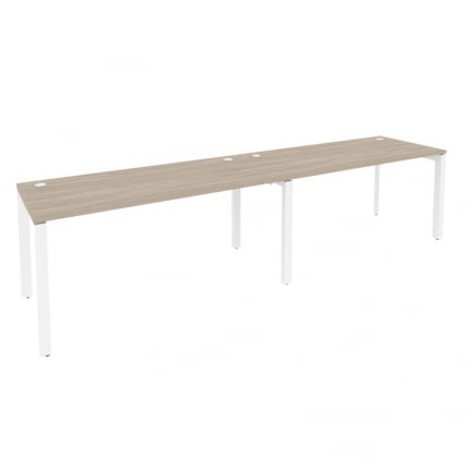 Рабочая станция на П-образном м/к ОНИКС О.МП-РС-2.4.7 Дуб Аттик/Белый / ONIX O.MP-RS-2.4.7_0