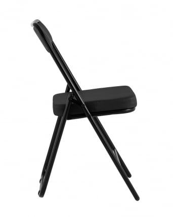 Складной стул Джонни блаcк экокожа Черный / black_3