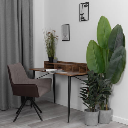 Кресло Мурано/Мурано опора 360, велюр/букле (ХЙП)/Экокожа, бежевый/коричневый / Murano/Мурано (HYP)/Экокожа,_16