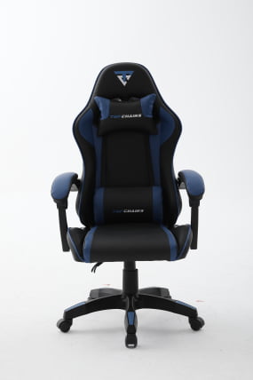 Кресло спортивное ТопЧаирс Шадов черно-синий / TopChairs Shadow_1