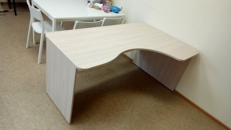 Стол угловой Глассй 1.14.16Пр Туя / Glassy_4