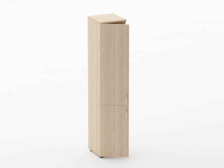 Шкаф высокий закрытый Глассй 6.19.13Л Венге / Glassy_1