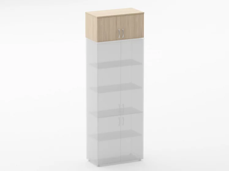 Антресоль широкая Глассй 6.04.131 Орех / Glassy_0