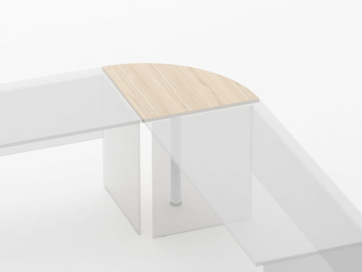 Приставка угловая Твин 13.10 Туя / Twin_1