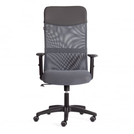 Кресло ПРАCТИC ПЛТ ткань/кож/зам, серый/металлик, ТВ-12/В-12/36 / PRACTIC PLT TW-12/W-12/36_4