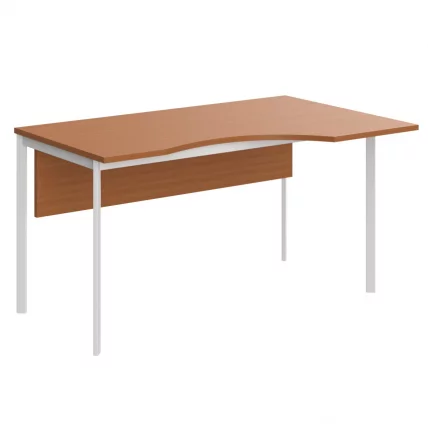 Стол эргономичный ИМАГО-С CА-1СД(Л/Р) груша ароза белый полуматовый / IMAGO-S CA-1SD(L/R)_0