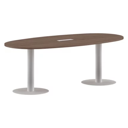 Конференц-стол на 6-8 человек ИМАГО ПРГ-3 Ясень Шимо-белый / IMAGO_0