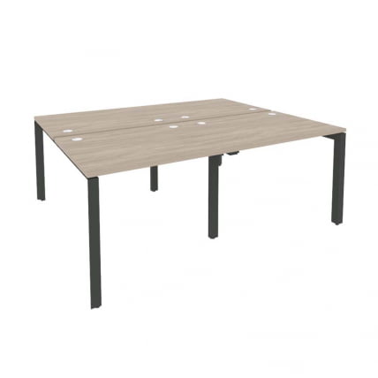 Рабочая станция на П-образном м/к ОНИКС О.МП-Д.РС-4.1.8 Дуб Аттик/Антрацит / ONIX O.MP-D.RS-4.1.8_0