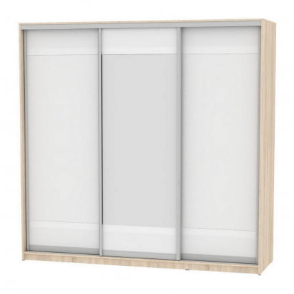 Шкаф-купе Б-230х235х60-3(ДСС-Белый-Д9Д10Д9) / B-230х235х60-3(ДСС-Белый-D9D10D9)_0