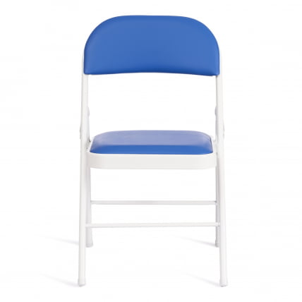 Стул складной ФОЛДЕР (мод. 3022Г) каркас: металл, сиденье/спинка: экокожа, 46.5 х 47.5 х 79 см, блуе (синий) / вхите (белый) / FOLDER (mod. 3022G) blue white_4