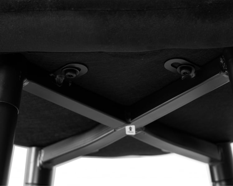 Стул полубарный ДОБРИН ОЛИВИА (черные матовые ножки, черный велюр (108-77)) / DOBRIN OLIVIA_7