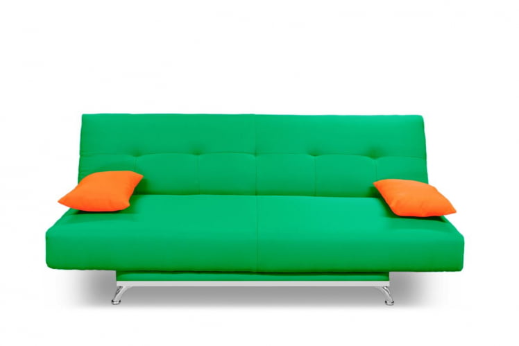 Диван МАНГО 2 (2 категория) Зеленый Оранжевый / MANGO_1