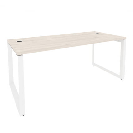 Стол рабочий руководителя на О-образном м/к ОНИКС О.МО-СРР-5.8 Денвер Светлый/Белый / ONIX O.MO-SRR-5.8_0