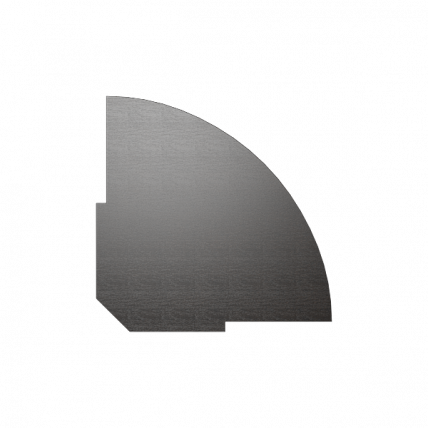 Полка для стойки угловой Рива А.РС-5.1 Венге Цаво / Riva_0