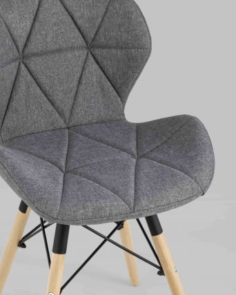 Стул Бон рогожка Темно-серый_7