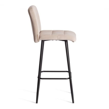 Барный стул Медео/Медео велюр, бежевый, 7, 45х56х113 см / Medeo/Медео_1