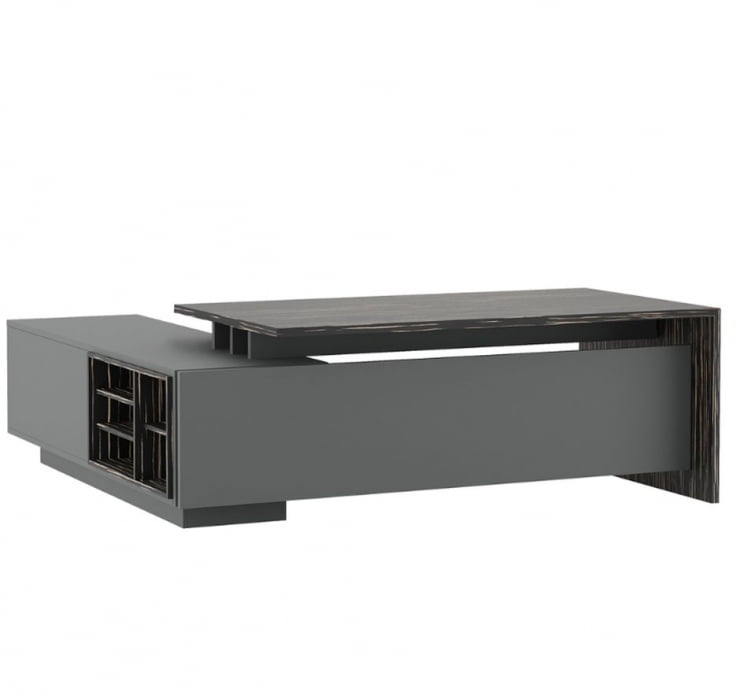 Стол письменный на опорной креденции ДЭЛИ ДЛИ37210112 Эбен Антрацит / DALI DLI37210112_0