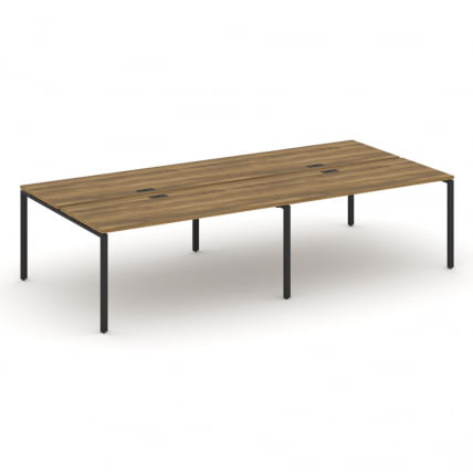 Рабочая станция двухсторонняя на 4 места CОНCЕПТ CН.ДРС-008 Сандал Янтарный Черный / CONCEPT CN.DRS-008_0