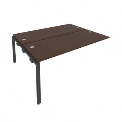 Проходной наборный элемент рабочей станции Метал Сйстем Б.ПРС-СП-2.5 Венге/Антрацит / Metal System_0