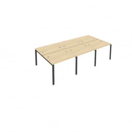 Рабочая станция на 6 раб.места Метал Сйстем Б.СМ-6.1 Акация/Антрацит / Metal System_0