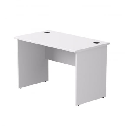 Стол прямой с опорами ЛДСП Еверпроф ЕВО 254С010 Белый / Everprof EVO 254S010_0