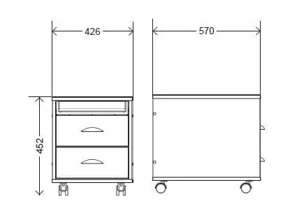 Тумба Тумба 1 степ Клен Серый / Tumba step_3