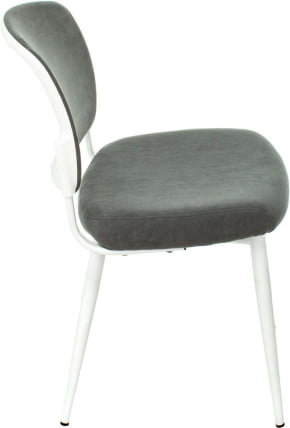 Стулья для кухни Бюрократ КФ-8В вхите Серый 2 шт. / KF-8W white_3