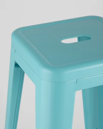 Стул барный Толикс Голубой матовый / Tolix_4