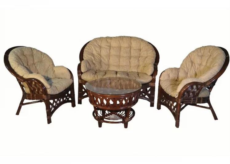 Комплект Черчилль/Рузвельт/Кобана с 2х местным диваном Черчилле5 молочный шоколад / Cherchille5_0